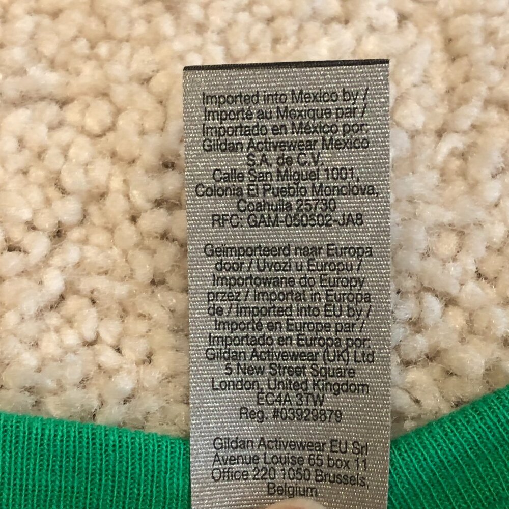 Gildan Soft Green Graphic Irish "Shenanigans Coordinator" T-Shirt Workout Top - Picture 8 of 8